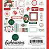 Carta Bella Peaceful Christmas Flora Ephemera (CBPCF341024) (OUTLET)