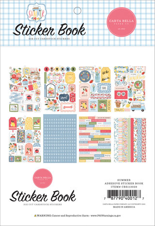 Carta Bella Summer Sticker Book (CBS133029) (OUTLET)