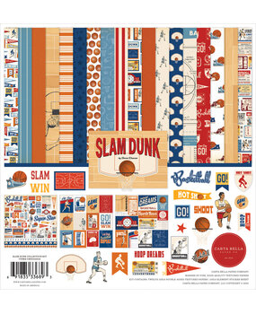 Carta Bella Slam Dunk 12x12 Inch Collection Kit (CBSD345016) (OUTLET) Carta Bella Slam Dunk 12x12 Inch Collection Kit (CBSD345016) (OUTLET)
