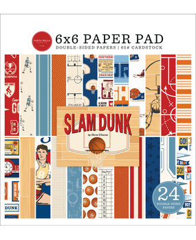 Carta Bella Slam Dunk 6x6 Inch Paper Pad (CBSD345023) (OUTLET) Carta Bella Slam Dunk 6x6 Inch Paper Pad (CBSD345023) (OUTLET)