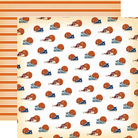 Carta Bella Slam Dunk 6x6 Inch Paper Pad (CBSD345023) (OUTLET)