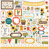 Carta Bella Sunflower Summer 12x12 Inch Element Sticker (CBSS368014) (OUTLET)