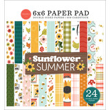 Carta Bella Sunflower Summer 6x6 Inch Paper Pad (CBSS368023) (OUTLET)
