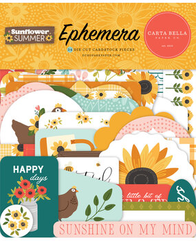 Carta Bella Sunflower Summer Ephemera (CBSS368024) (OUTLET)
