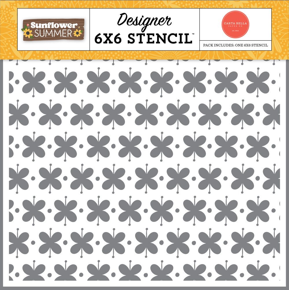 Carta Bella Bloom And Grow Stencil (CBSS368033) (OUTLET)