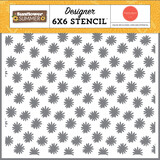 Carta Bella Always Shine Flowers Stencil (CBSS368034) (OUTLET)