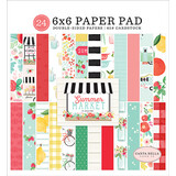 Carta Bella Summer Market 6x6 Inch Paper Pad (CBSUM115023) (OUTLET)