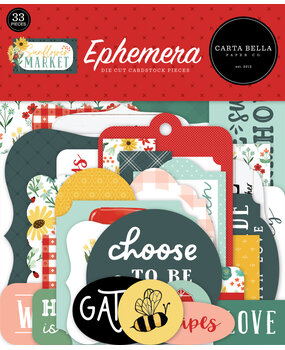 Carta Bella Sunflower Market Ephemera (CBSUN144024) (OUTLET)