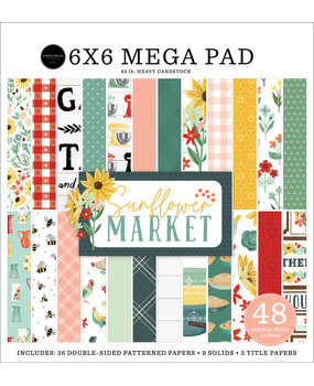Carta Bella Sunflower Market 6x6 Inch Cardmakers Mega Pad (CBSUN144031) (OUTLET)
