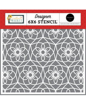 Carta Bella Sweet Sunflowers Stencil (CBSUN144033) (OUTLET)