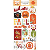 Carta Bella Welcome Autumn Chipboard Phrases (CBWA138022) (OUTLET)