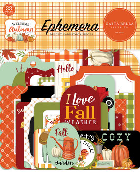 Carta Bella Welcome Autumn Ephemera (CBWA138024) (OUTLET) Carta Bella Welcome Autumn Ephemera (CBWA138024) (OUTLET)