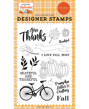 Carta Bella I Love Fall Most Clear Stamps (CBWA138043) (OUTLET) Carta Bella I Love Fall Most Clear Stamps (CBWA138043) (OUTLET)