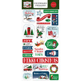 Carta Bella White Christmas Chipboard Phrases (CBWC156022) (OUTLET)