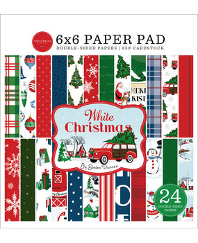 Carta Bella White Christmas 6x6 Inch Paper Pad (CBWC156023) (OUTLET) Carta Bella White Christmas 6x6 Inch Paper Pad (CBWC156023) (OUTLET)