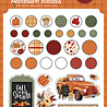 Carta Bella Welcome Fall Adhesive Brads (CBWF154020) (OUTLET)