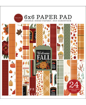 Carta Bella Welcome Fall 6x6 Inch Paper Pad (CBWF154023) (OUTLET) Carta Bella Welcome Fall 6x6 Inch Paper Pad (CBWF154023) (OUTLET)