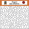 Carta Bella Autumn Dots Stencil (CBWF154034) (OUTLET)
