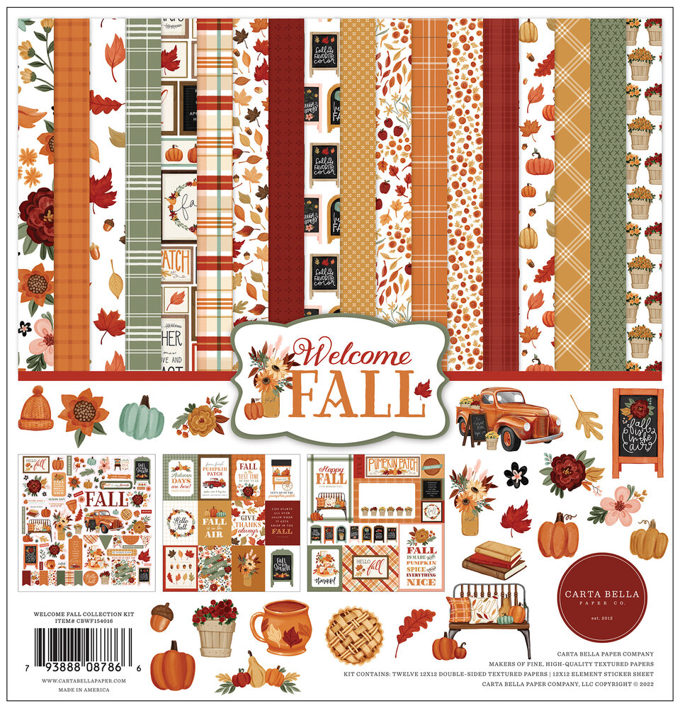 Carta Bella Welcome Fall Mega Bundle (CBWF154050) (OUTLET)