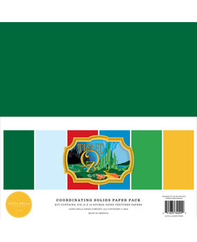 Carta Bella Wizard Of Oz 12x12 Inch Coordinating Solids Paper Pack (CBWO356015) (OUTLET)