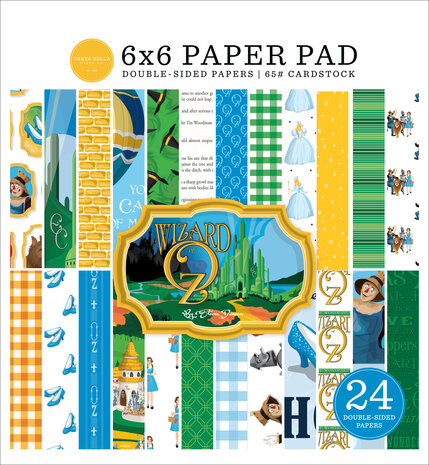 Carta Bella Wizard Of Oz 6x6 Inch Paper Pad (CBWO356023) (OUTLET) Carta Bella Wizard Of Oz 6x6 Inch Paper Pad (CBWO356023) (OUTLET)