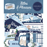 Carta Bella Wintertime Titles & Phrases (CBWT334032) (OUTLET)