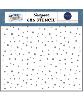 Carta Bella Stay Inside Blizzard Stencil (CBWT334034) (OUTLET)