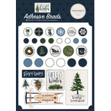 Carta Bella Welcome Winter Adhesive Brads (CBWW142020) (OUTLET)