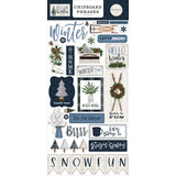 Carta Bella Welcome Winter Chipboard Phrases (CBWW142022) (OUTLET)