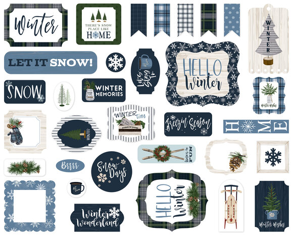 Carta Bella Welcome Winter Ephemera (CBWW142024) (OUTLET) Carta Bella Welcome Winter Ephemera (CBWW142024) (OUTLET)