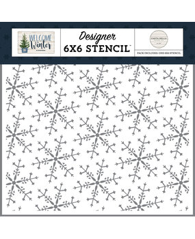 Carta Bella Wonderland Snowflake Stencil (CBWW142034) (OUTLET) Carta Bella Wonderland Snowflake Stencil (CBWW142034) (OUTLET)