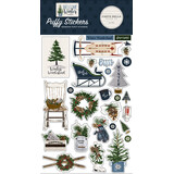 Carta Bella Welcome Winter Puffy Stickers (CBWW142066) (OUTLET)