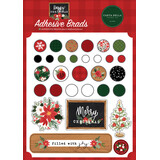 Carta Bella Happy Christmas Adhesive Brads (CBXM140020) (OUTLET)