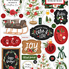 Carta Bella Happy Christmas 6x13 Inch Chipboard Accents (CBXM140021) (OUTLET) Carta Bella Happy Christmas 6x13 Inch Chipboard Accents (CBXM140021) (OUTLET)