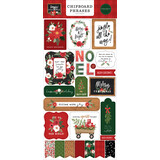 Carta Bella Happy Christmas 6x13 Inch Chipboard Phrases (CBXM140022) (OUTLET)