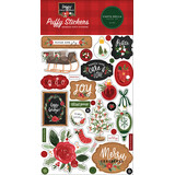 Carta Bella Happy Christmas Puffy Stickers (CBXM140066) (OUTLET)