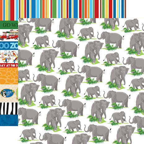 Carta Bella Zoo Adventure 6x6 Inch Paper Pad (CBZA128023) (OUTLET)