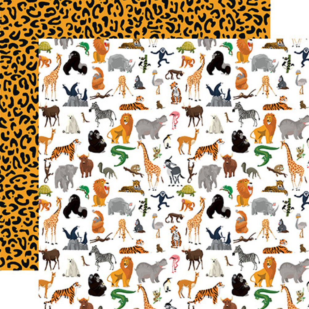 Carta Bella Zoo Adventure 6x6 Inch Paper Pad (CBZA128023) (OUTLET)