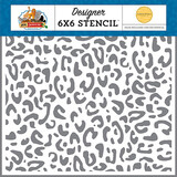 Carta Bella Cheetah 6x6 Inch Stencil (CBZA128034) (OUTLET)