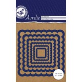 Aurelie Square Scalloped Nesting Snij- & Embossingsmal (AUCD1010) (OUTLET)