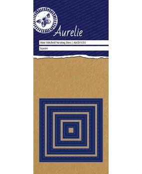 Aurelie Stitched Square Mini Nesting Die (AUCD1030) (OUTLET) Aurelie Stitched Square Mini Nesting Die (AUCD1030) (OUTLET)