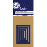 Aurelie Stitched Rectangle Mini Nesting Die (AUCD1031) (OUTLET)
