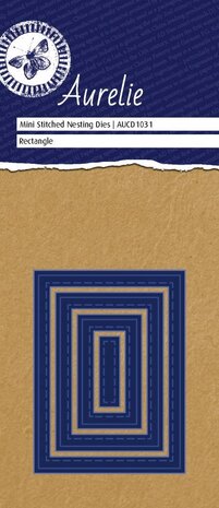 Aurelie Stitched Rectangle Mini Nesting Die (AUCD1031) (OUTLET) Aurelie Stitched Rectangle Mini Nesting Die (AUCD1031) (OUTLET)