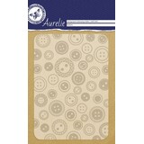 Aurelie Buttons Background Embossing Folder (AUEF1004) (OUTLET)
