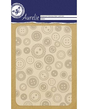 Aurelie Buttons Background Embossing Folder (AUEF1004) (OUTLET) Aurelie Buttons Background Embossing Folder (AUEF1004) (OUTLET)