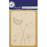 Aurelie Dandelion Whisper Background Embossing Folder (AUEF1008) (OUTLET)