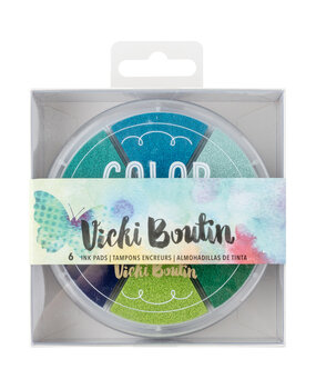 American Crafts Vicki Boutin Mixed Media Ink Pads Cool (6pcs) (376802) (OUTLET) American Crafts Vicki Boutin Mixed Media Ink Pads Cool (6pcs) (376802) (OUTLET)