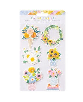 American Crafts Paige Evans Garden Shoppe Dimensional Stickers (6pcs) (34013791) (OUTLET) American Crafts Paige Evans Garden Shoppe Dimensional Stickers (6pcs) (34013791) (OUTLET)