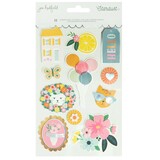 American Crafts Jen Hadfield Stardust Dimentional Stickers (11pcs) (34013814) (OUTLET)