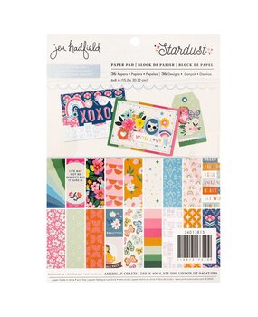 American Crafts Jen Hadfield Stardust 6x8 Inch Paper Pad (34013815) (OUTLET) American Crafts Jen Hadfield Stardust 6x8 Inch Paper Pad (34013815) (OUTLET)